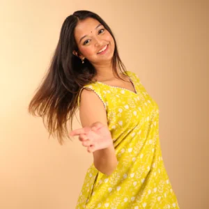 Lime-Green Short Kurti